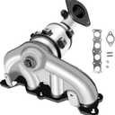 Exhaust Manifold Catalytic Converter Compatible with Hyundai Sonata 2009 2010 2011 2012 2013 2014 2.4L Front,Replace 16864(EPA Compliant high flow standard)