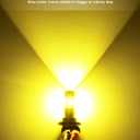 PHINLION 9006 Yellow Fog Light Bulbs 3800 Lumens Super Bright HB4 9006LL LED Bulb Replacement for Car Truck SUV Fog Lights or DRL Lamps, 3000K Golden Yellow, Pack of 2