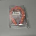 Thanksgiving Headbands for Women Rhinestone Maple Leaf Turkey Headband Jeweled Crystal Knotted Headband Thanksgiving Accessories Gifts for Mom Grandma (Orange-Maple Leaf)