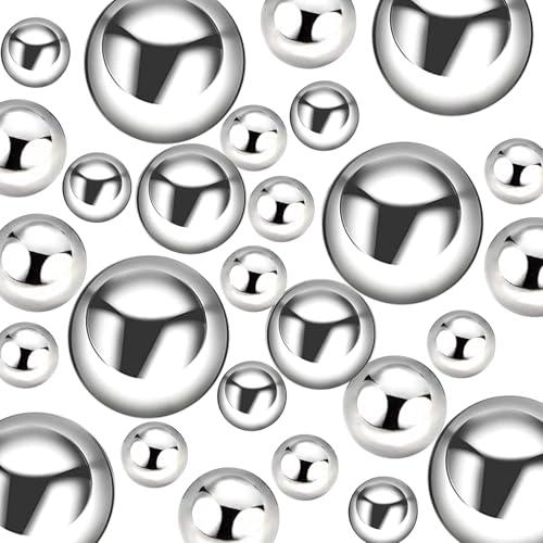 YUXIYAN 50Pieces Floating NO Hole Pearls Beads for Vases and 500 PCS for Floating,Floating Beads for Centerpiece,Home Decor,Party Table Wedding,Makeup Brush Beads,Pack Of 5