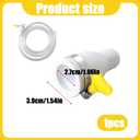 Faucet Hose Adapter for Sink, 6.5ft PVC Tube with Adjustable Sink Sprayer Adapter, Portable Connector Attachment Water Accessory for Kitchen, Bathtub, Tub, Bucket
