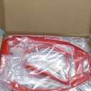 A Pillar Speaker Trim Cover & Roof Speaker Audio Trim Cover Ring Kit Decoration Interior Accessories for Jeep Wrangler JL JLU & Gladiator JT 2018-2022,Red