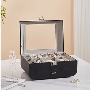 Beautiful Leather Jewelry Case Box