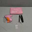 Stitch Gun for Clothes - Handheld Stitch Gun Quick Clothing Fixer - Tagging Gun - Includes 6 Needle, 1000 Black Fasteners & 1000 White Fasteners (Pink/Orange)