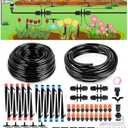 Drip Irrigation System for Watering Garden: 230FT Misting Sprinkler DIY Devices with Tubing Hose for Indoor Plants Outdoor Flower Beds Raised Growing Lawn Tree Patio Hydroponic