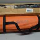 Gaiam Essentials Thick Yoga Mat Fitness & Exercise Mat with Easy-Cinch Carrier Strap, Orange, 72""L X 24""W X 2/5 Inch Thick-10mm