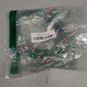 Christmas Headbands for Women - Red Green Pearl Rhinestone Crystal Jeweled Christmas Headband - Fashion Elegant Wide Top Knotted Headband for Women Holiday Costume Accessories(Green)