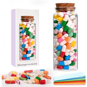 Mothers Day Mom Gifts for Mom Wife - Capsule DIY Message in a Bottle - 100 PCS Love Letter - Valentines Day Anniversary Birthday Couples Gifts for Women Her Girlfriend Daughter
