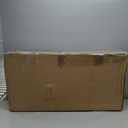 Flamaker 30 Gallon Trash Can, Resin Outdoor Garbage Can with Lid, Waterproof Hideaway Patio Waste Bins for Outside Use (Black)