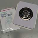 Smartish MagSafe Suction Mount - WallFlower - 3 in 1 Reversible Magnetic Phone Grip Finger Loop, Suction Mount, Kickstand w/Universal MagSafe Adapter Kit for Apple iPhone - Black Tie Affair