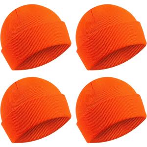 Geyoga Beanie Blaze Hat Skull Hat Cuff Knit Cap for Men Outdoor Hunting