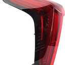 1 Pc Tail Light,Compatible With Cadillac XT6 2020 2021 2022 2023 Rear Lamp With Driving Lamp Brake Lamp Turn Signal Lamp(Red)