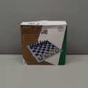 Juegoal 20" Portable Chess & Checkers Set, 2 in 1 Travel Board Games for Kids and Adults, Folding Roll up Chess Game Sets, Extra 26 Checker Pieces, Tournament Thick Mousepad Mat with Storage Bag