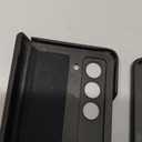 Miimall for Samsung Galaxy Z Fold 5 Case with Privacy Screen Protector, Built-in Convenient Adjustable Kickstand & Magnetic Hinge Protection All-Inclusive Protective Case for Galaxy Z Fold 5 5G Black