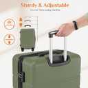 Sweetcrispy 20 Inch Carry On Luggage, Suitcase with Spinner Wheels