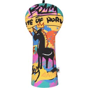Funny Driver Headcover - Unique Graffiti Style - Waterproof Golf Gead Covers - Golf Club Covers with Soft Lining - Stylish Protection for Your Clubs