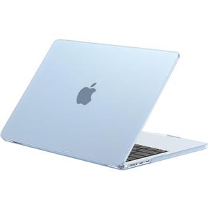 EooCoo Case Compatible with MacBook Air 13 inch M5 2026-2022 M4 M3 M2 A3449 A3240 A3113 A2681, Matte Hard Shell Scratch Resistant Protective Cover Compatible for MacBook Air 13.6 inch, Frost SkyBlue