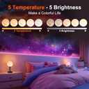 Moon Lamp LED Night Light - Dimmable Bedside Lamps Small Modern Bedroom Lamp LED Desk Light with 25 Lighting Modes 3D Printed Realistic Moon Surface - Perfect for Girls Boys Kids Birthday