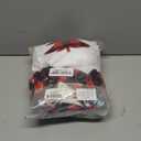 Fovths 12 Pack Large Christmas Stocking 20 Inches Red Black Buffalo Plaid Xmas Stocking Cotton Fireplace Hanging Stockings Decorations for Family Holiday Hanging Ornament Xmas Home Party Decor