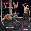 Climbing Rope Gym Workout - 10FT 15FT 20FT 25FT 30FT 35FT Heavy Duty Jute Thick Ropes for Adults Strength Training Outdoor Tree Swing Indoor Home Fitness Exercise - 1.5 Inch