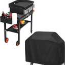Grill Table and Grill Cover Fit Blackstone Griddle 22” or 17” and stand