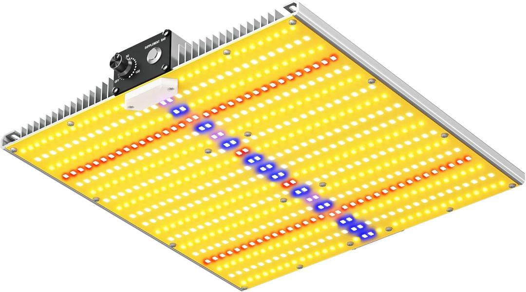 2026 Upgraded SAYHON SH1200 Led Grow Light,Dimmable Full Spectrum LED Growing Lights with UV&IR for Indoor Plants Greenhouse Increase Yield & Crop Quality, Plant Growing Lamps,Cover 2x2 Grow Light