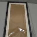Mxtallup 10x22 Picture Frames Solid wood, Display Pictures 8x20 Inch With Mat or 10x22 Inch Without Mat, Poster Frames 8x20 in Photo Frames Wood Black (T22B1022W820)