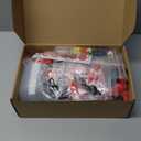 161 Pcs Ninja Party Favors Include Cups with Lids Straws Ninja Figurines Stretchy Flying Stars Slingshots Keychains Silicone Wristbands Stickers Stamp Thank You Tag for Birthday Party