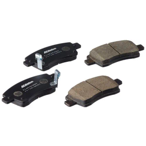 ACDelco Silver Ceramic Rear Disc Brake Pad Set with Clips