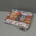 Snowy Christmas Town 1000 Piece Puzzle for Adults, Fun Puzzles for Adults 1000 Pieces with HD Print & Poster, 27.5 * 19.7 in Dust Free, for Gifts Halloween Christmas Family Games Lovers