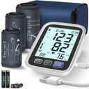 Blood Pressure Machine Upper Arm, 3 Size Cuffs, Small 7"-9", Medium/Large 9"-17" and Extra Large XL Cuff 13"-21", Accurate Automatic Digital BP Cuff Home Use, Large Backlit BP Monitor 3-User 1500 Mem