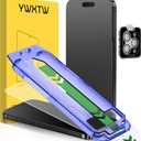 YWXTW 2 Pack Matte Screen Protector for iPhone 14 Pro Max 6.9 Inch + 1 Set Camera Lens Protector, Anti Glare Anti Fingerprint 14 Pro Max Glass Screen Protector, Bubble Free, Smooth as Silk