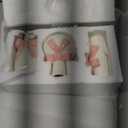 Ninehaoou 3 Pcs Pink Bow Ceramic Bud Vase Cute Mini 3.94 Inch Tall Ceramic Style Bow Vase for Flowers Pampas Grass Centerpieces Shelf Table Living Room, Wedding, Home Decor