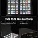 16-Pocket Zipper Binder for 1920 Standard Sized Trading Cards