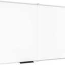 VIZ-PRO Dry Erase White Board/Magnetic Foldable Whiteboard, 48 X 36 Inches, Silver Aluminium Frame