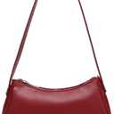 Small Shoulder Bag for Women Cute Mini Purse Trendy Vegan Leather Y2k Crescent Handbag