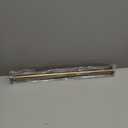 Ivilon Tension Curtain Rod - Spring Tension Rod for Windows or Shower, 24 to 36 Inch. Warm Gold