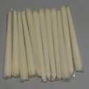 10-Inch Taper Candles - White Dripless Candlesticks Tall Unscented Tapered Candle Smokeless Paraffin Wax with Cotton Wicks 8 Hours Long Burning Candle Sticks for Church Prayer Rituals 12 Pack