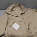 TAQCUX Womens Sweatsuits Fleece Lined Jogging Sweatpants and Half Zip Sweatshirts 2 Piece Matching Sweat Sets(Khaki01-Large)