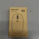 TECKNET Bluetooth Wireless Mouse (BT5.0/3.0 & 2.4G) Silent Click Compact and Portable USB Cordless Optical Computer Mice,Bluetooth Mouse for Laptop Computer Notebook PC,Purple