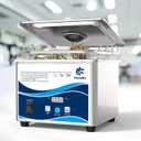 Granbo Ultrasonic Cleaner 1.3L Jewelry Cleaning Ultrasonic Machine 40kHz with Digital Timer and Degassing,110V Digital Ultrasonic Parts Cleaner for Denture Dental Oral Irrigator Parts Glasses