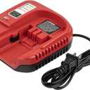 Replacement Charger for Black Decker BDFC240 18V 12V 9.6V 24V NiCD NiMH Battery HPB18 HPB180PE HPB14 HPB12 HPB96 HPB24 Compatible with Black Decker 18V Battery Charger