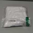 BYDOLL Table Cloth Round 48 Inch Tablecloth Fits Max38 Inch Diameter Top,White Washable Outdoor Winkle and Stain Resistant Spillproof Polyester Tablecloths for Round Tables Party Cover