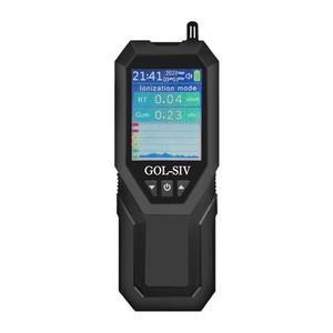 GOL-SIV Geiger Counter,Portable Nuclear Radiation Detector with LCD Display and Smart Alarm,Hand-held Geiger Meter Beta,Gamma,X-ray,5 Types of Dosimeter,Rechargeable