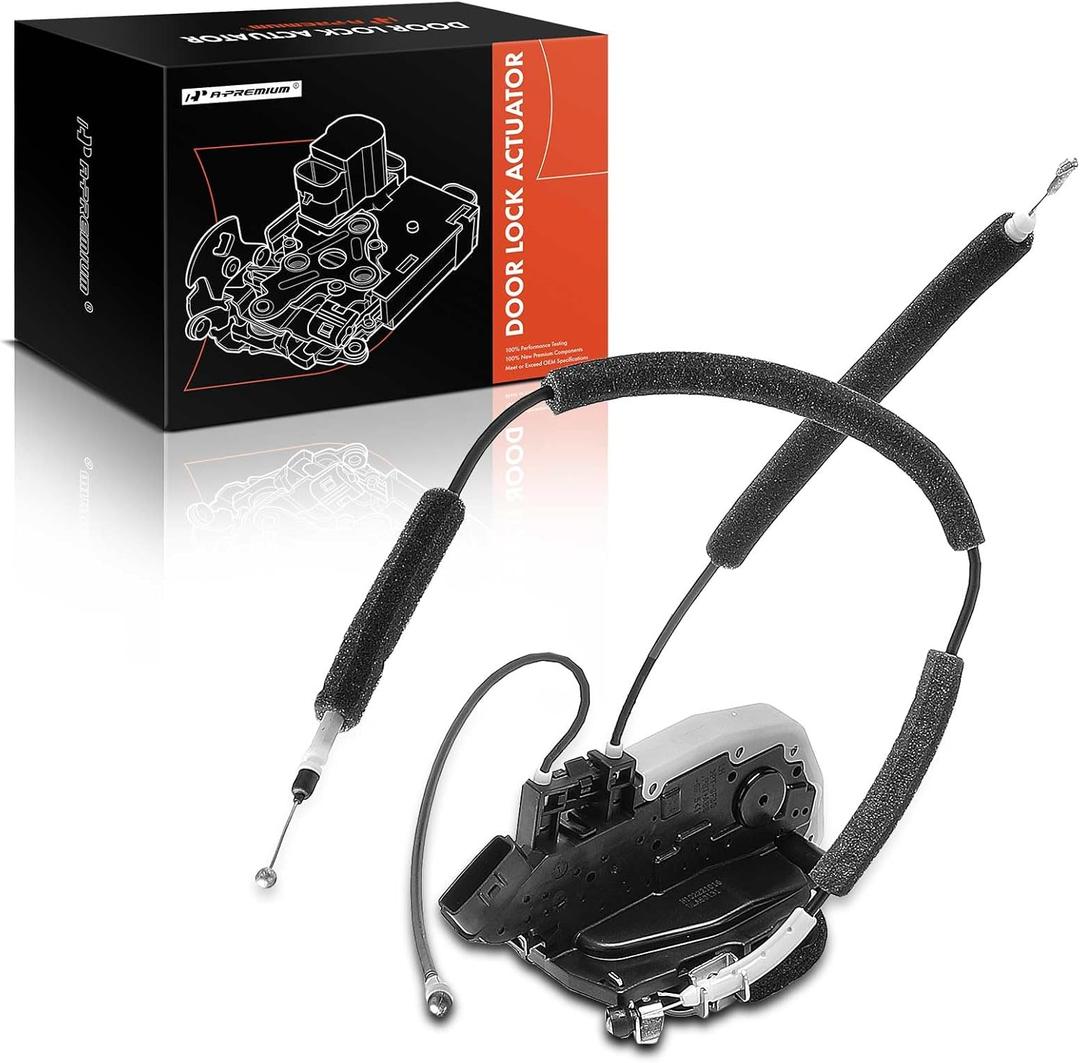 A-Premium Rear Left Driver Side Door Lock Actuator Compatible with 2012-2019 Nissan VersaSedan, for Model with Power Locks