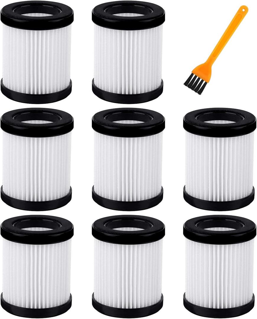 KEEPOW 8 Pack Replacement HEPA Filter Compatible with MOOSOO XL-618A Cordless Vacuum