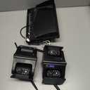 10.1" - 4 Magnetic Solar Wireless Backup Camera System, HD 1080P DVR Monitor, RV Wireless Cameras for Hitch Towing RV Camper Trailer, IR Night Vision, 4x9600mAh Rechargeable Battery, SR4