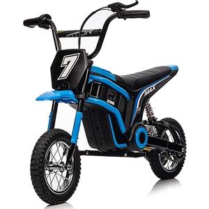 Garvee Kids Ride On Electric Dirt Bike,Kids All Terrain Electric Motorcycle,24V 350W Ride On Toy for Toddlers, Up to 14.5 MPH,Load 135 Lbs,Shock Absorption