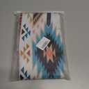 Aztec Kitchen Curtains, Southwestern Native Tribal Valances for Kitchen Window,Boho Geometric Printed Short Curtains for Small Windows Cafe Living Room Bedroom, 54x18 Inch, 1 Panel