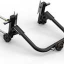 Sport Bike Motorcycle Rear Stand, 360 Movable Lift Stands, Revolutionary Heavy Duty Motorcycle Stands - Quick, Safe, and Easy Single Person Operation Lifting Pins Not Included (Double Arm, Black)